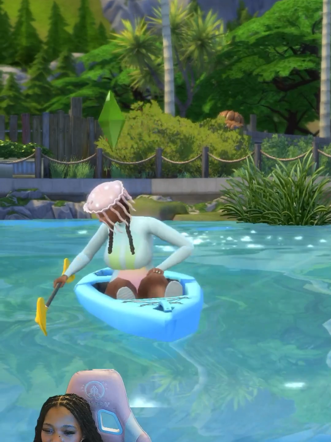 Not the kids KAYAKING too 😭🚣‍♀️ #Sims4AdventureAwaits #fyp #trending #simstok #thesims4 #sims4 #eapartner #kayak