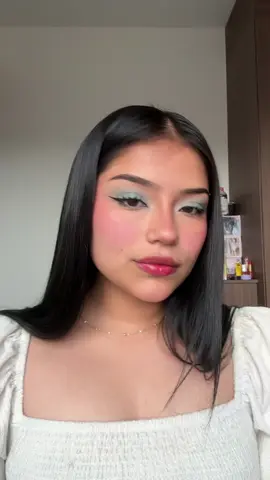Acuario makeup 🌊 ✨ #maquillaje #acuario #makeuptutorial #Eyeliner #girls 