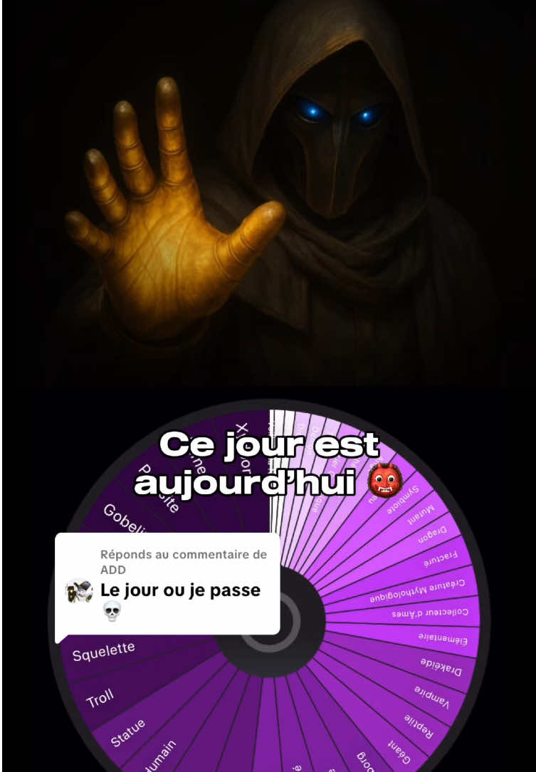 Réponse à @ADD L’aura du perso 😮‍💨😮‍💨 Qui d’autre veut tenter sa chance ?👹 #jeu #rpg #rouedudestin 