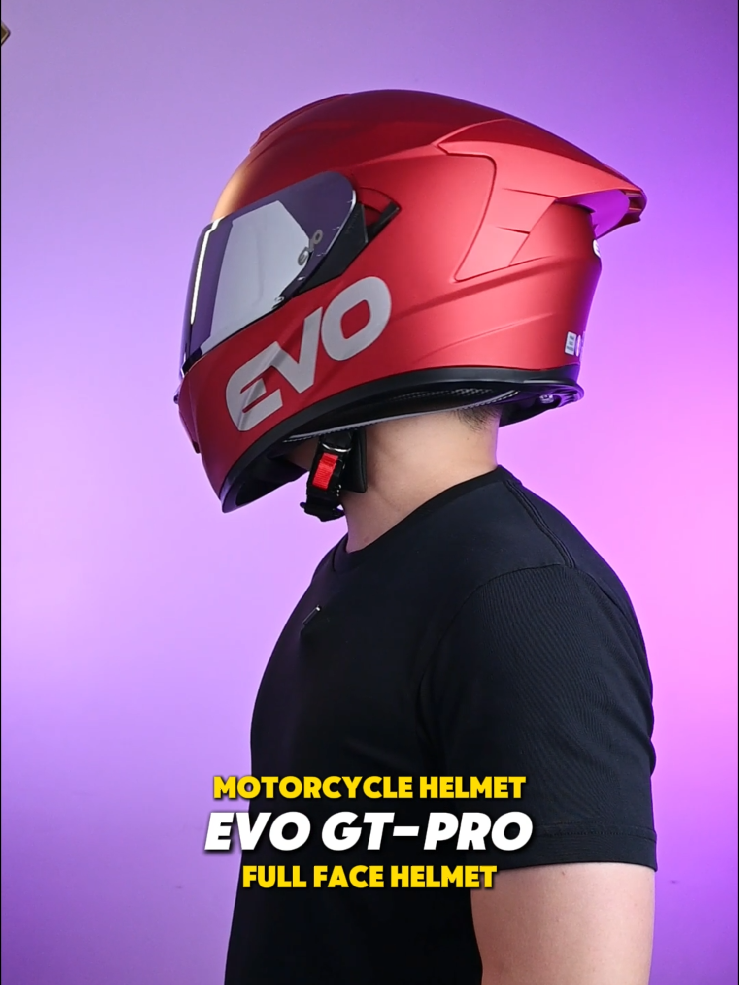 Motorcycle Full Face Helmet Evo GT Pro #motorcyclehelmet #fullfacehelmet #helmet