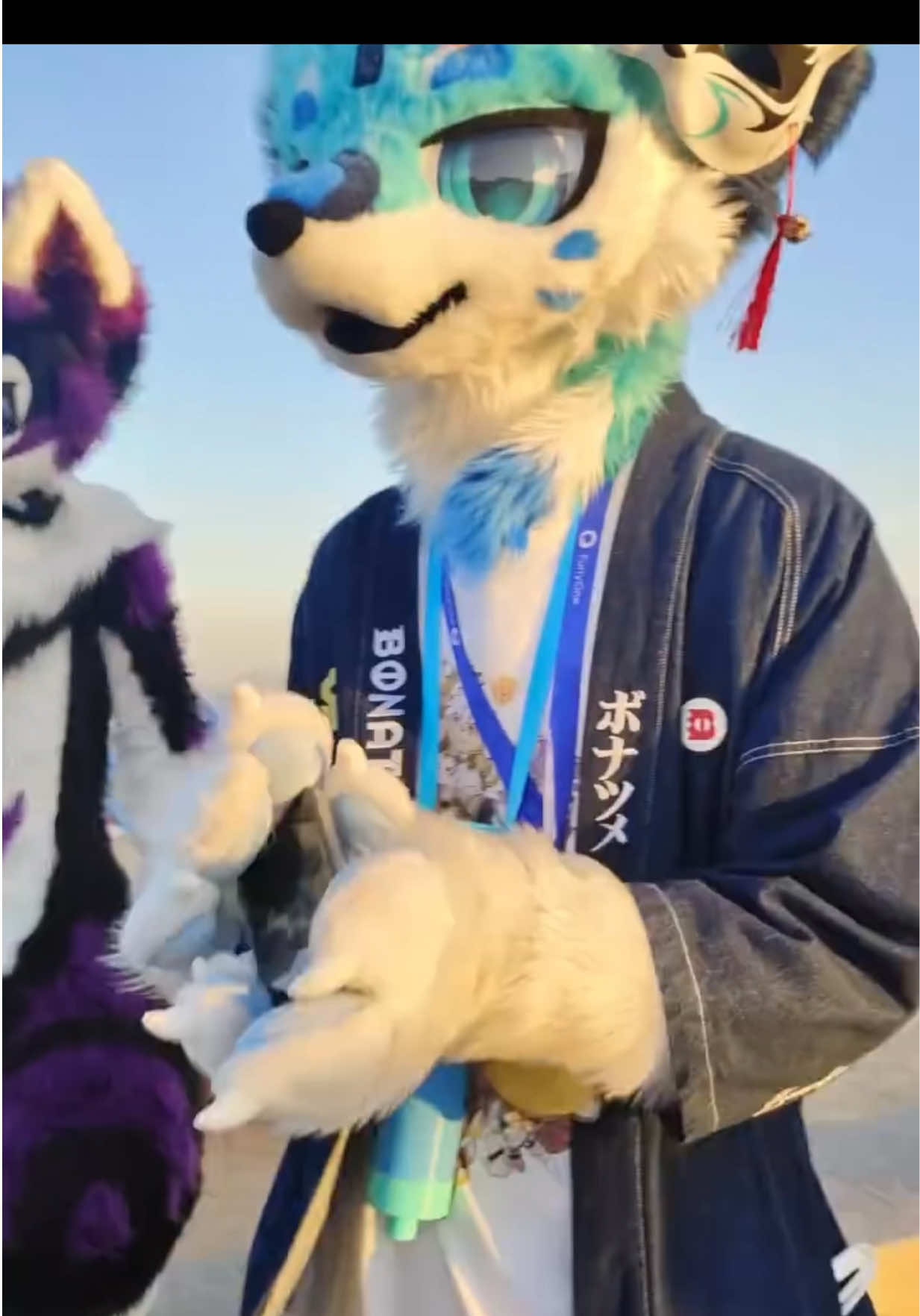 Brother~ Brother, why are you fragrant~? ( Bilibili: 被散养的凌白 ) #furry #cute #fyp #fur #fursuit 