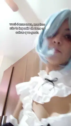 se quando ele ficar mais velho é sentir vergonha problema é dele #cosplay #maedemenino💙 #maeaos17 #remcosplay #rem 