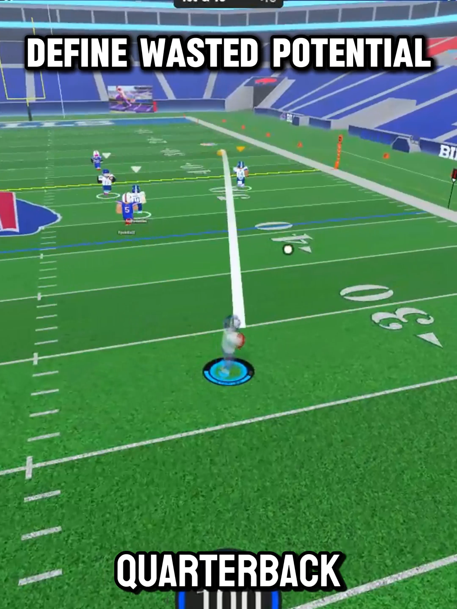 Wasted potential 😔💔 #camward #roblox #fyp #trending #nfluniverse #ultimatefootball #robloxfootball #robloxfyp