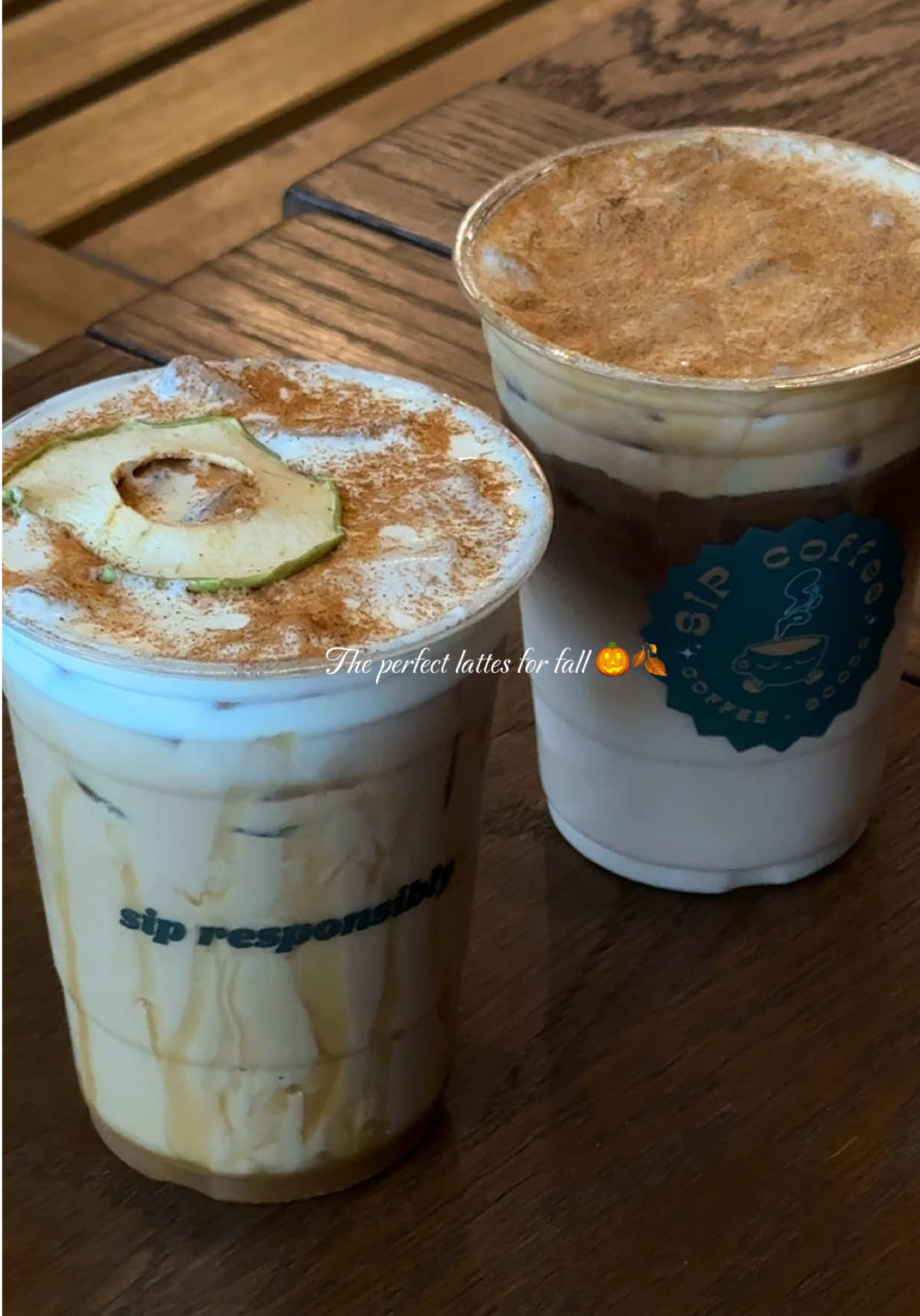 Sip coffee + goods in fountain valley 🎃 tried the PSL & slutty caramel Apple and both were so yummy ! #pumpkinspicelatte #fall #falldrink #coffeeshop #spookyseason 