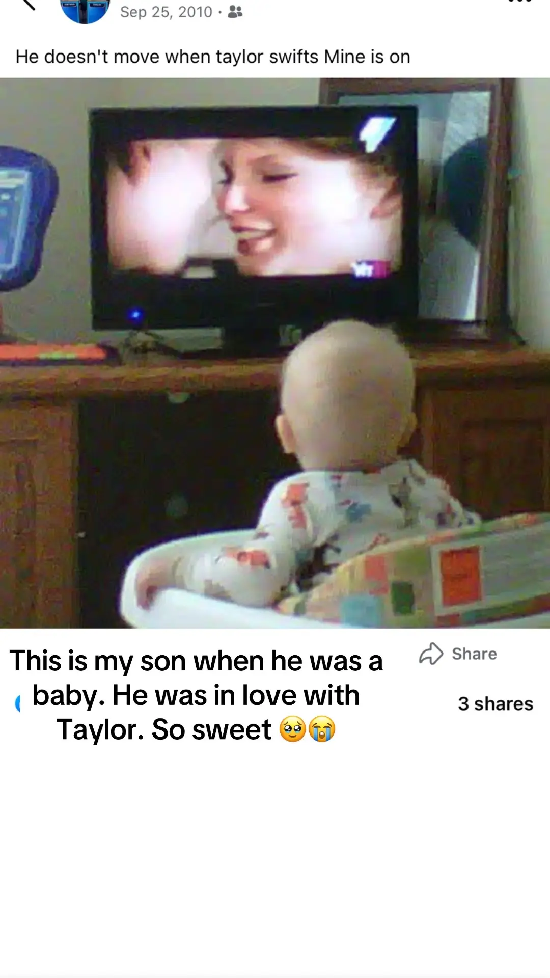 Baby swiftie 💜 #taylorswift #taylorsversion #lifeofashowgirl #ts12 #swifties 