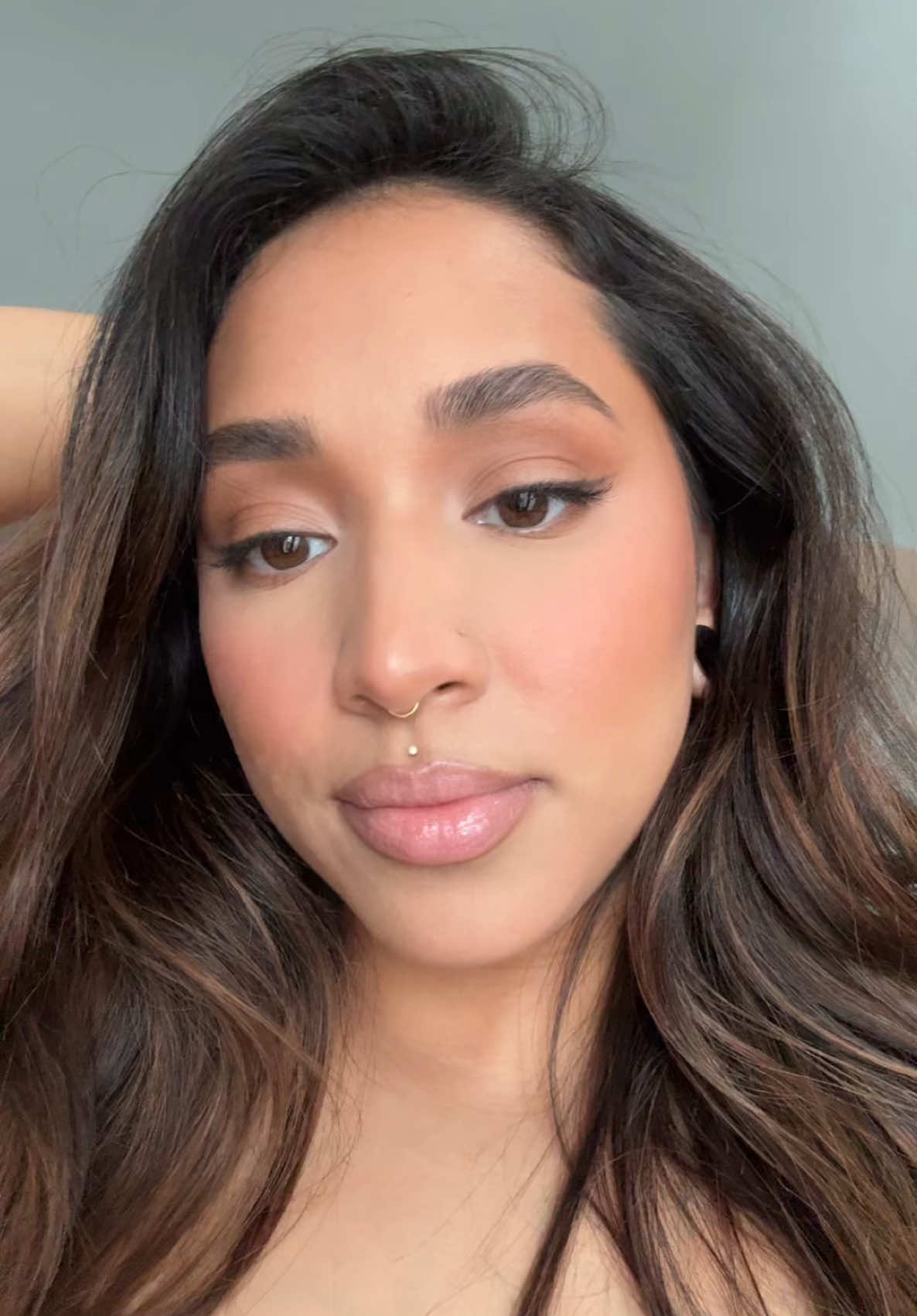 This is the kind of makeup I do on a regular day (IF I do it) #quickmakeup #skintint #everydaymakeup 