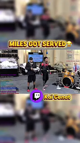 Miles got served😂#kaicenatlive #mafiathon3 #fyp #funnyclips #twitchstreamer 