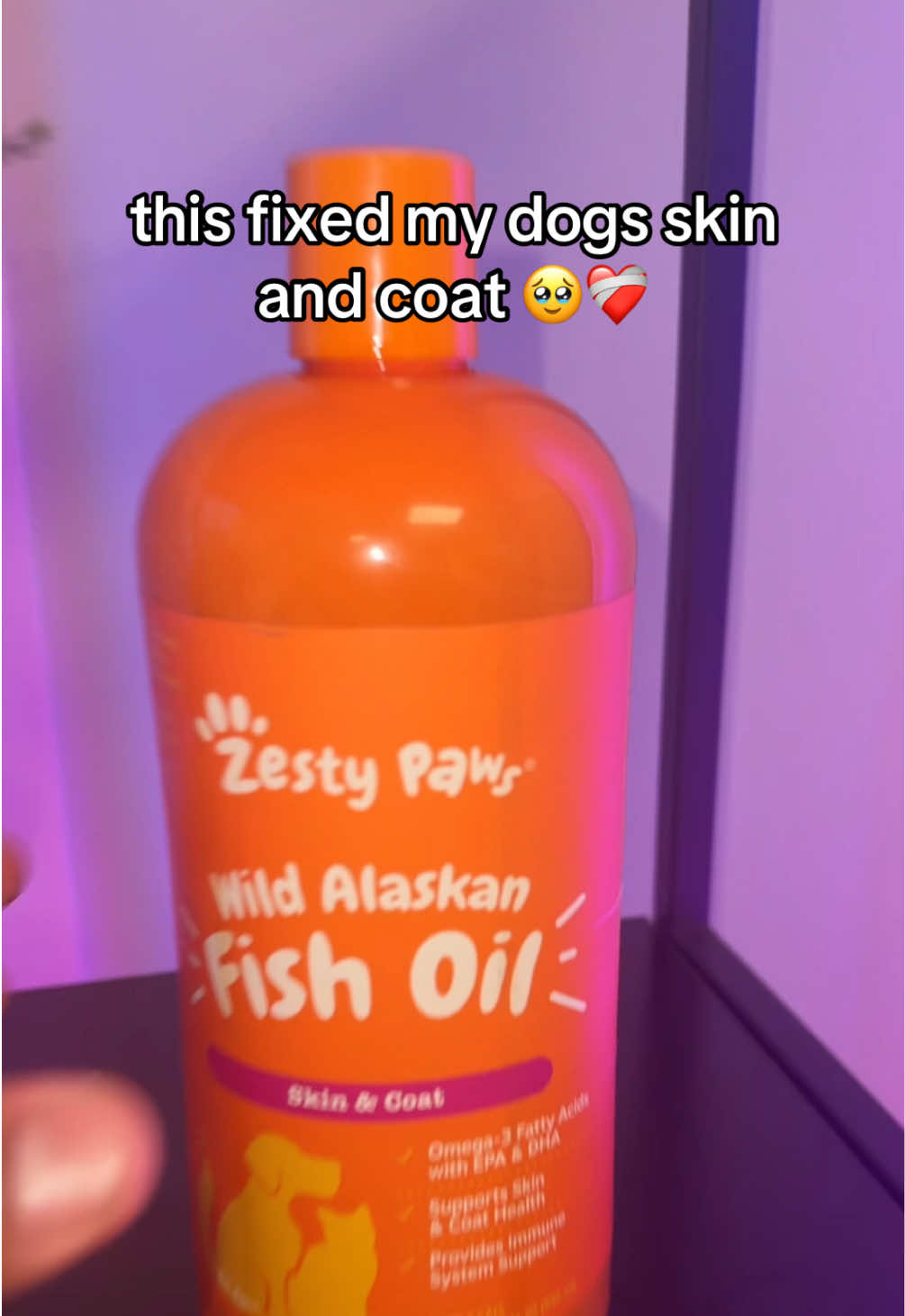 wild alaskan fish oil made a huge difference in my dog’s coat and skin way shinier less shedding and she loves the taste #fishoil #pethealth #tiktokshopcreatorpicks #creatorsearchinsights #dogcare