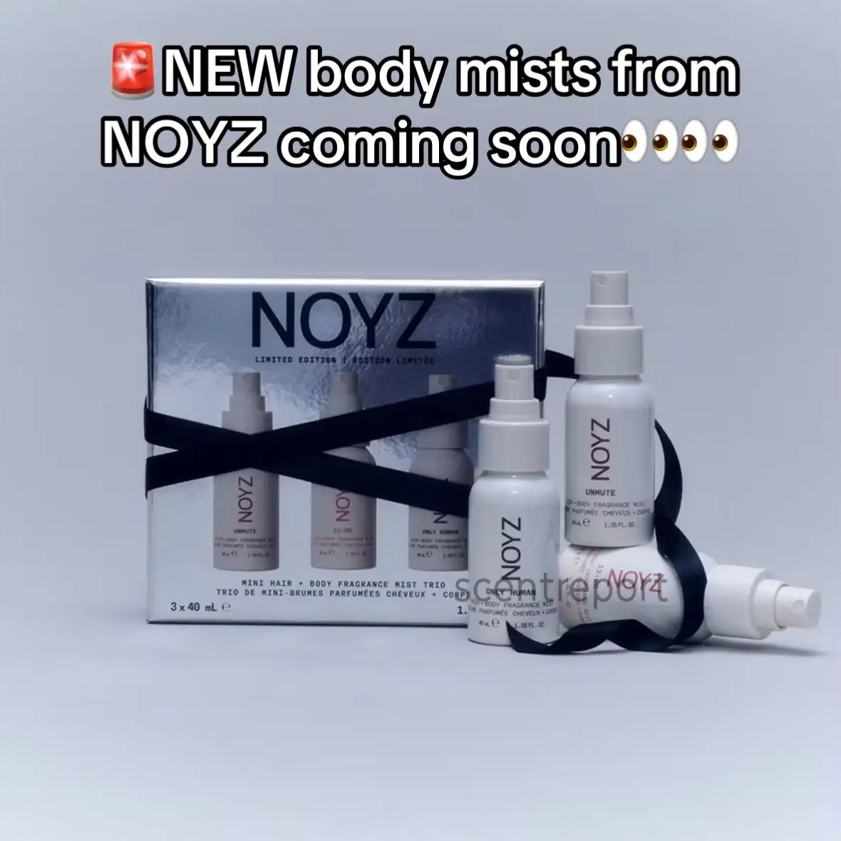 NOYZ will be releasing Unmute, 12:00, and Only Human as body mists at an unknown date👀 #perfume #perfumetok #fragrance
