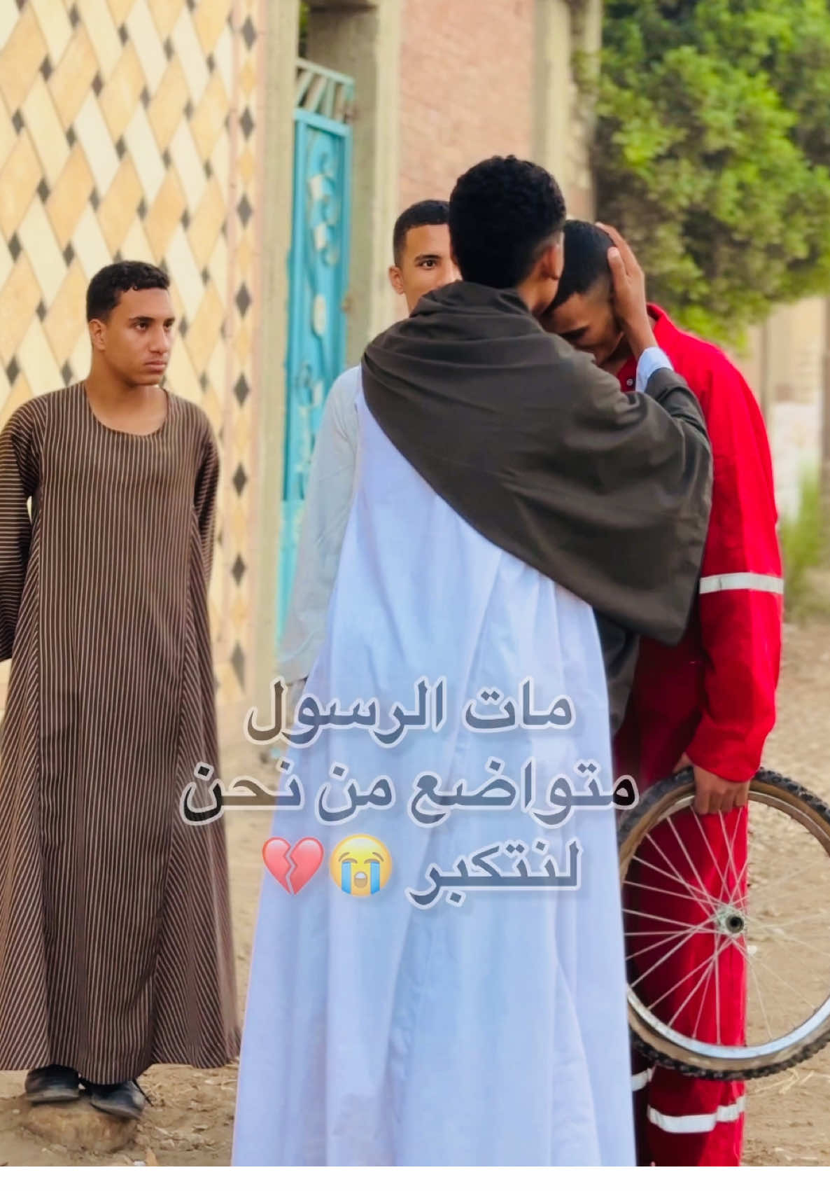 مات الرسول متواضع من نحن لنتكبر 😔❤️‍🩹 #السمان_خان 