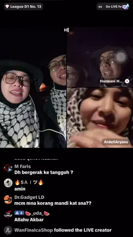 Live @Heliza Helmi @Hazwani Helmi & @ArdellAryana 27/09/2025 | Doa dipermudahkan urusan.. #ardellaryana #helizahelmi #hazwanihelmi #globalsumudflotilla #sumudnusantara 