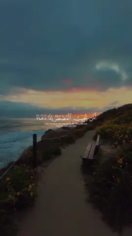 تفسير سورة النمل الآية ٦٢ :  ﴿أَمَّن یُجِیبُ ٱلۡمُضۡطَرَّ إِذَا دَعَاهُ وَیَكۡشِفُ ٱلسُّوۤءَ وَیَجۡعَلُكُمۡ خُلَفَاۤءَ ٱلۡأَرۡضِۗ أَءِلَـٰهࣱ مَّعَ ٱللَّهِۚ قَلِیلࣰا مَّا تَذَكَّرُونَ﴾ [النمل ٦٢] أمْ مَن يجيب من ضاق عليه أمره واشتدّ إذا دعاه، ويرفع ما يقع بالإنسان من مرض وفقر وغيرهما، ويصيّركم خلفاء في الأرض يخلف بعضكم بعضًا جيلًا بعد جيل، أمعبود يفعل ذلك مع الله؟! لا، قليلًا ما تتعظون وتعتبرون. القارئ - #محمد_اللحيدان #قرآن_کریم #قرآن #quran_alkarim #quran 