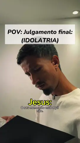 A IDOLATRIA! “Pois onde estiver o seu tesouro, aí também estará o seu coração.” ‭‭Mateus‬ ‭6‬:‭21‬ ‭ #juizofinal #idolatria #jesus 