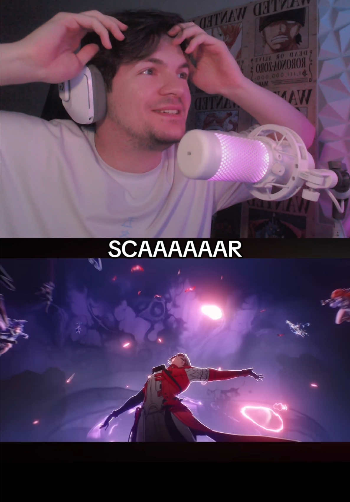 OMG I NEED HIM 😭#wuwa#wutheringwaves #scar#reaction #wuwascar 