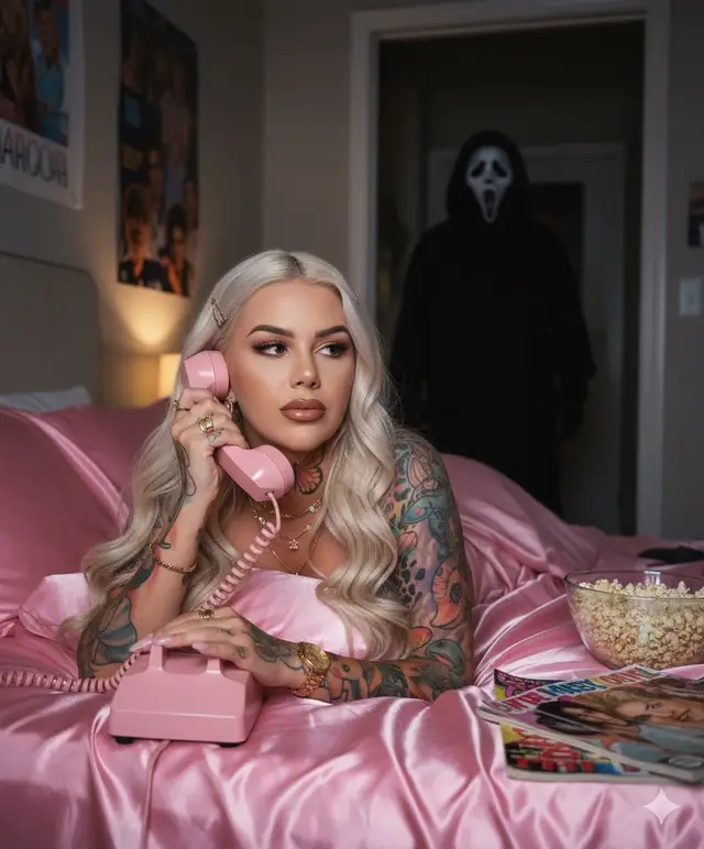 Ghostface Gemini edit my best friend did for me 😻