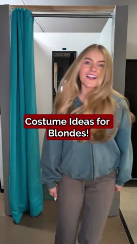 Blondes really do have more fun… especially when the costume does half the work 😉✨ #costumeideas #blondehaircostumes #halloweencostumes #costumesforblondes