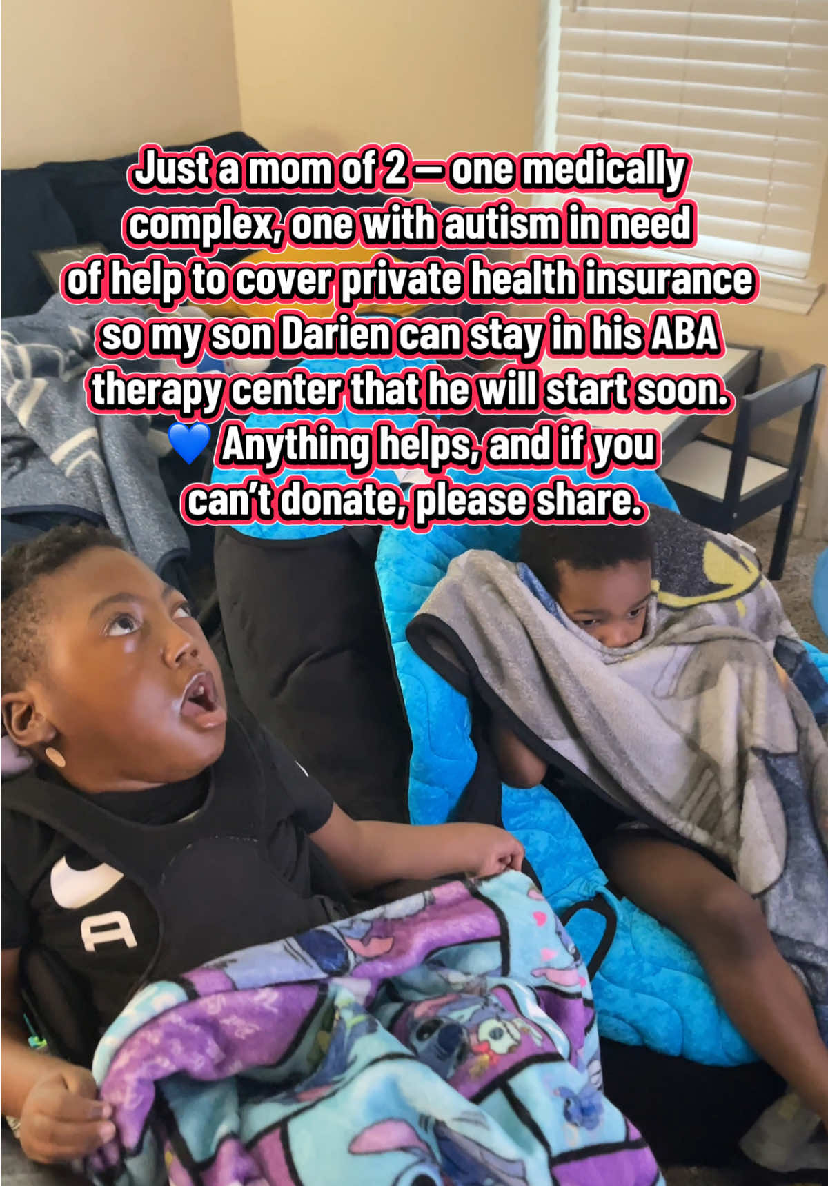 Help me keep my son Darien in aba therapy through private insurance. 🙏🏾gofundme is in my bio ❤️#creatorsearchinsights #gofundme #donate #charity #support 