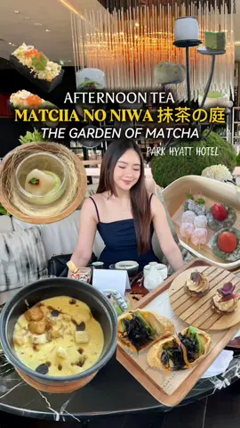 AFTERNOON TEA🍃✨ Pokoknya buat yang lagi termatcha-matcha wajib banget cobain ini. 338.000/pax Udah bisa makan & minum matcha sampai puassssss #parkhyatt #parkhyattjakarta 