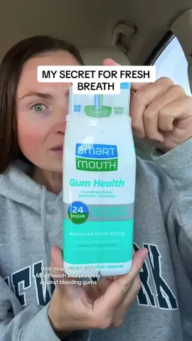 SmartMouth’s NEW Gum Health Mouthwash is now at Walmart and you know I’ve put it to the ultimate test! 24 hours of fresh breath with just 2 rinses a day cannot be beat, so add this to your next Walmart list! @SmartMouth #smartmouthpartner #smartmouth #mouthwash #walmartfinds #newatwalmart  
