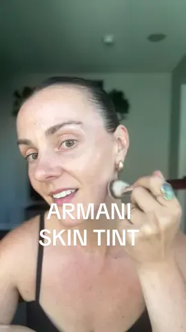 Trying out the new @Armani beauty Skin Tint- this is shade L3 and it matches perfectly. I didn’t use any powders on my skin, and it lasted for my busy day. If you’re looking for a skin tint- check it out!  Armani, you can show up at my door any day!!  #armaniskintint #naturalmakeup #makeuptest #skintint 