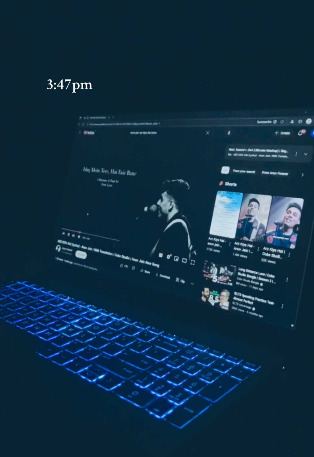 Might night with anuv jain..💔 #explorepage #foryou #fyp #music #trending #reelsviral #tiktokviral #anuvjainmusic #grow #bangladesh🇧🇩 