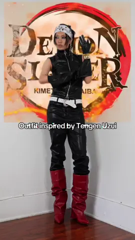 Outfit inspired by Tengen Uzui 😮‍💨 #demonslayer #tengen #tengenuzui #animefyp #outfitinspo 