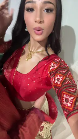 garbaaa #fyp #red #garba #desi #brown 