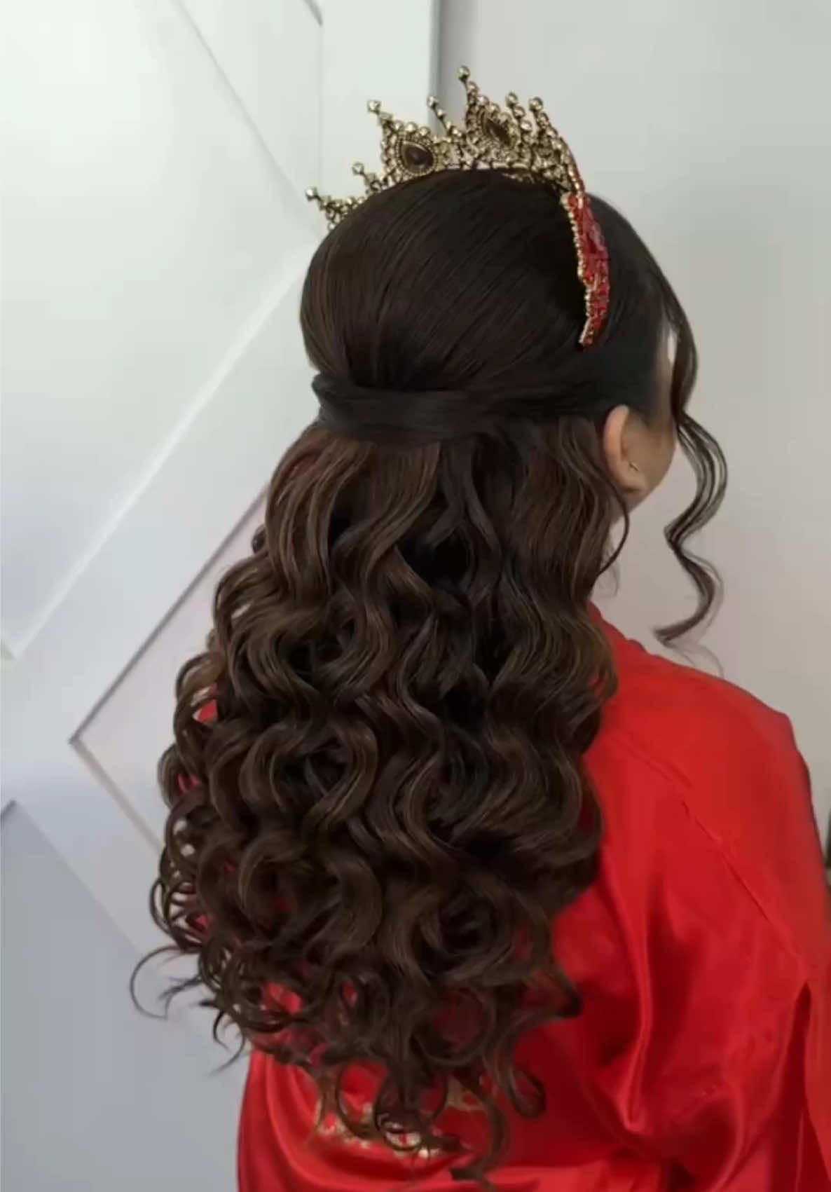 Tutorial de peinado para XV ✨ XV Hairstyle Tutorial ✨ #xvhairstyle #quinceañerahair #quinceañeralook #peinadoxv #hairtutorial    