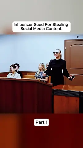 Influencer Sued For Stealing Social Media Content . Part 1 #judgeporter #judgeshows #captainporter #judgeshows #viral 