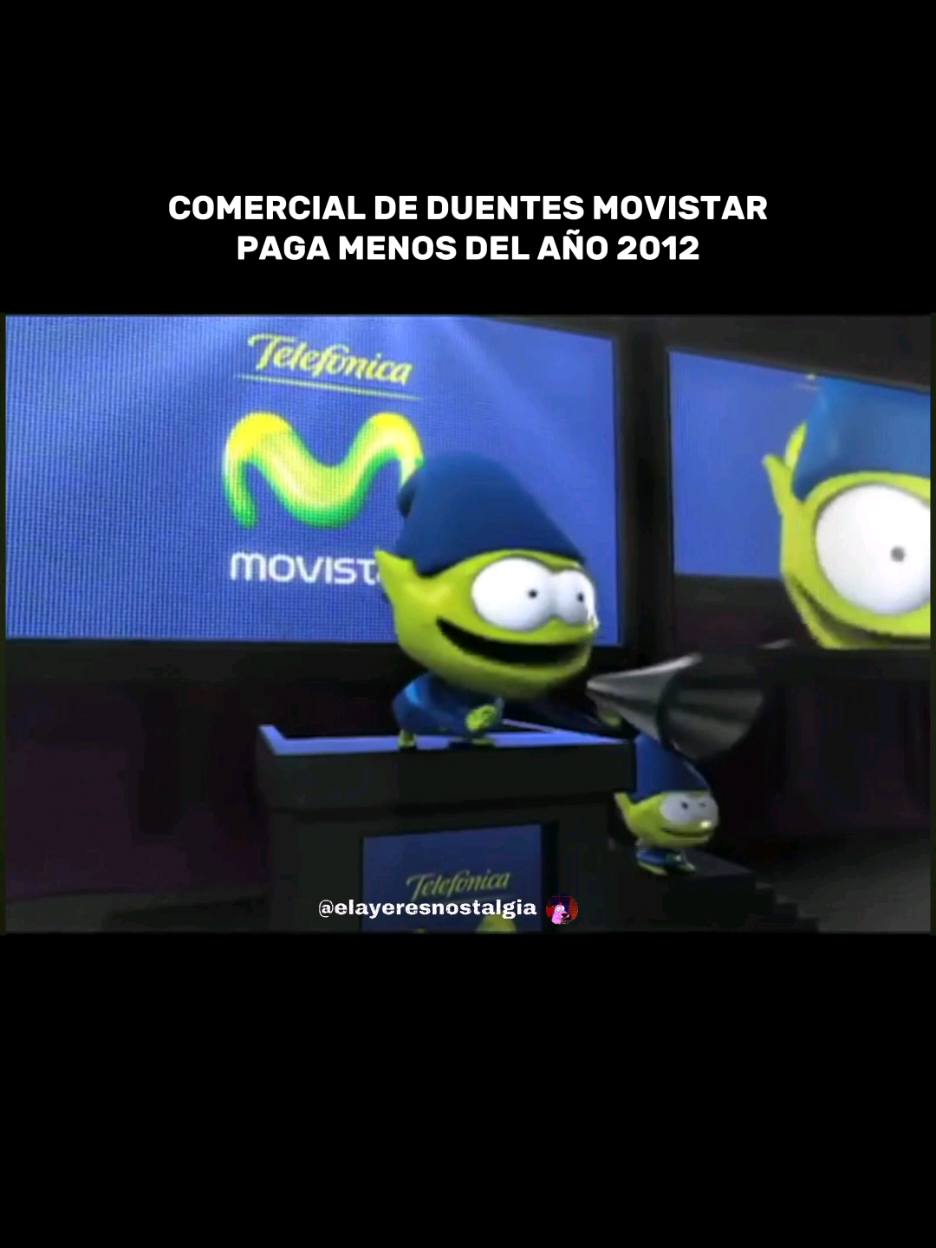 COMERCIAL DE DUENTES MOVISTAR PAGA MENOS DEL AÑO 2012 #elayeresnostalgia #recuerdostvmexico #miinfancia #Retro #movistar 