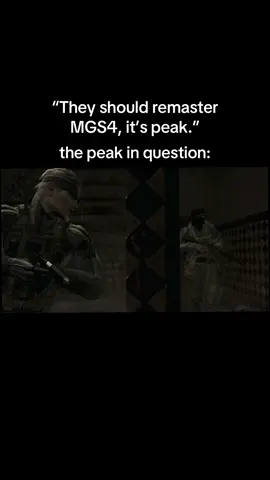 they right tho #metalgearsolid #metalgearsolid4 #solidsnake #oldsnake #hideokojima 