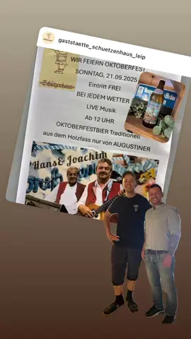 Am Sonntag hieß es im Schützenhaus Leipheim: Oktoberfest-Stimmung pur! Ein super Fest mit toller Musik, guter Laune und richtig netten Leuten – genau das, was Leipheim braucht. 💙🤍 Ein riesiges Dankeschön an den Wirt und sein Team des Schützenheims für die großartige Bewirtung und Organisation – ohne euch wäre dies nicht möglich gewesen! 👏 Bitte mehr von solchen Events!  #Oktoberfest #Leipheim  #ZusammenFeiern #wähltmich #michaelbeiler 