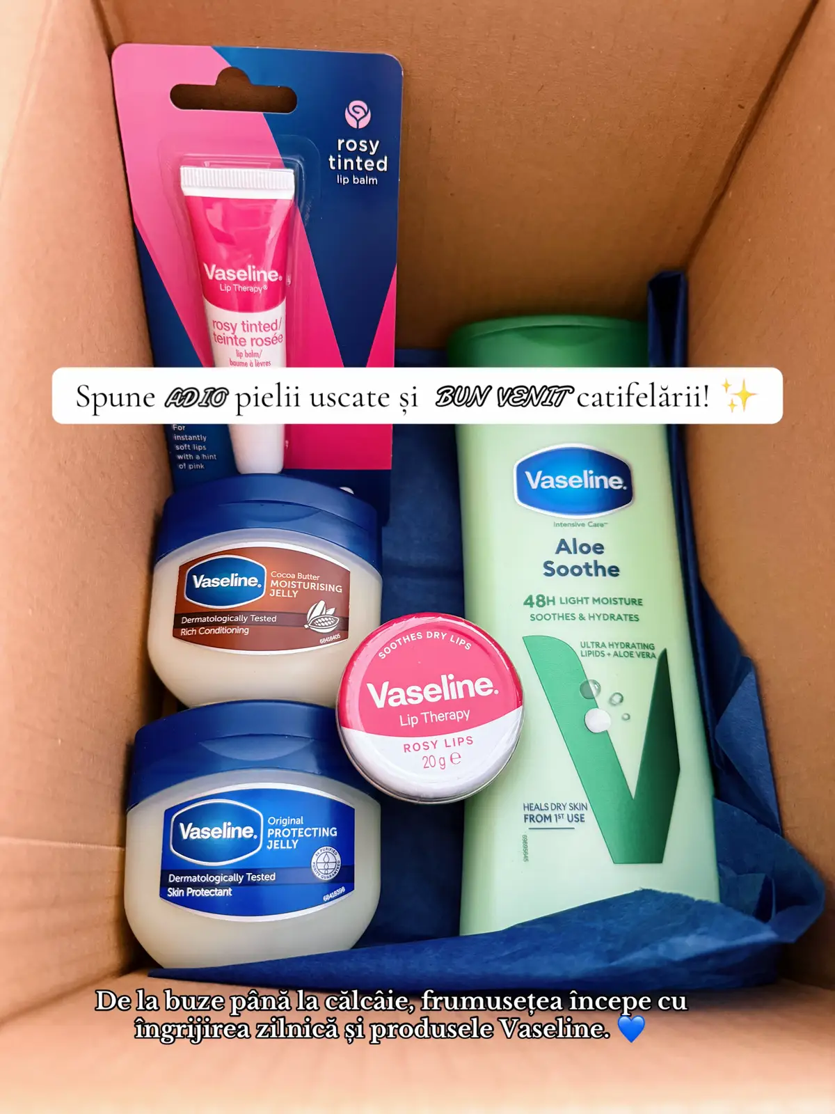 #VaselineRomania #ProtectieSiHidratare #PieleSanatoasa #HidratareIntensă #PieleCatifelată” @Vaseline Romania @Vaseline 