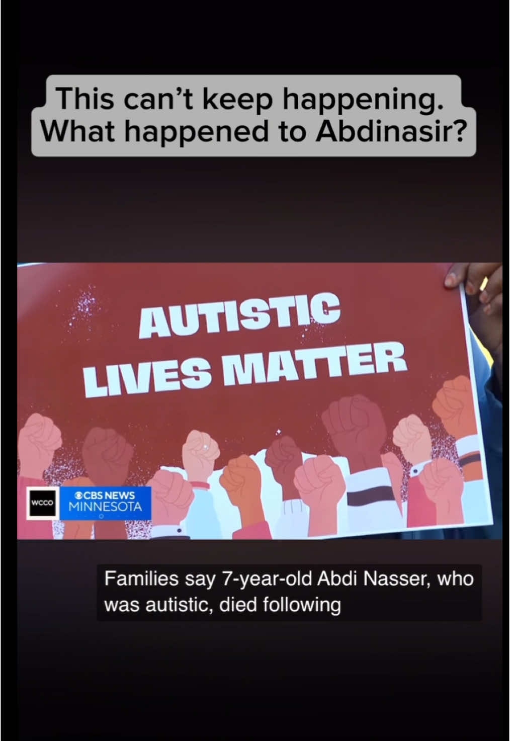 #fyp #foryouu #news #BlackTikTok #autism #autismawareness #somalitiktok 
