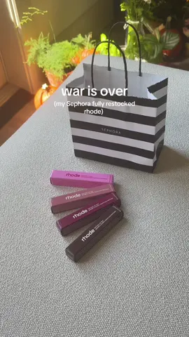 @rhode skin finally 🤩 #warisover #rhode #rhodesephora #sephorahaul 