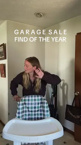 MOST INSANE  INTAGE GARAGE SALE FIND OF THE SEASON and my fiance was too tired to properly appreciate it🥲🙌🏼🌸✨ #garagesalefinds #yardsale #MomsofTikTok #vintage #haultok 