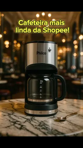 Cafeteira Philco 15 Cafezinhos 550W 600ml PCFE01. #cafeteiraphilco #cafeteira #shopee 