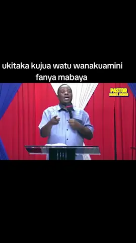 pastor Daniel Mgogo #trust 