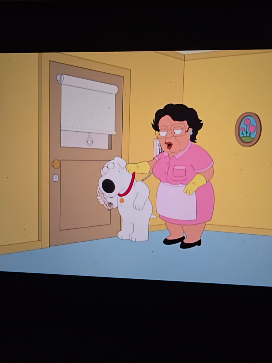 NO DOGGY AFUERA😭🤣 #familyguyclips #briangriffin #familyguy #familyguyconsuela #foryou 