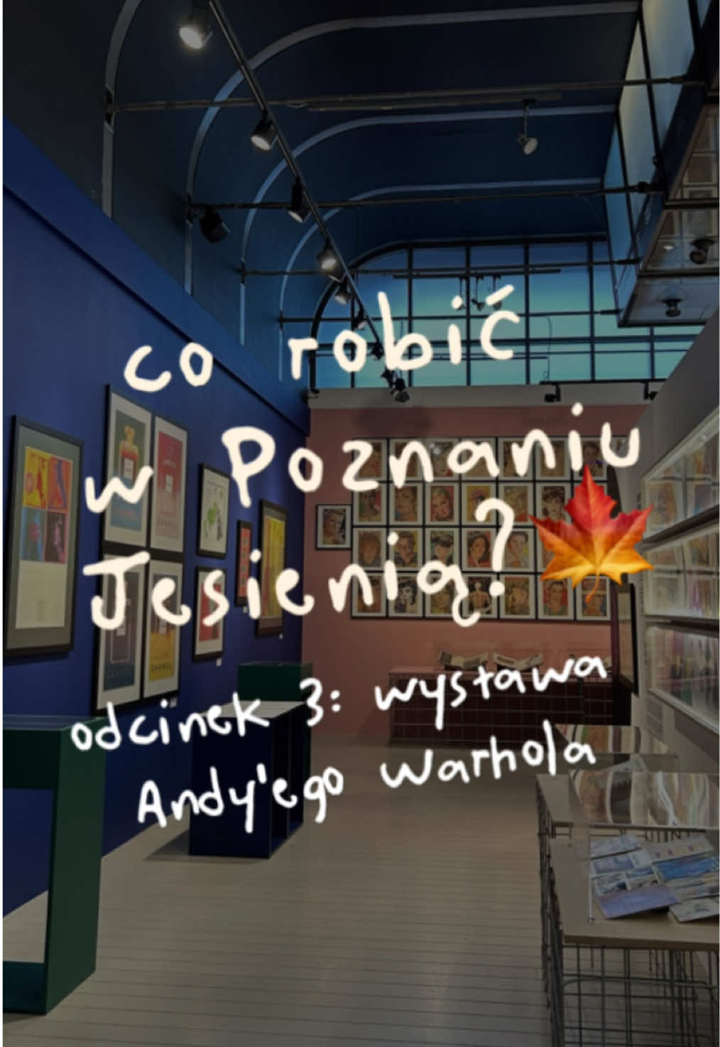 🍂 Co robić w Poznaniu jesienią?   Dziękuję za polecenie wystawy w komentarzu ❤️ 3 odcinek serii i dziś idziemy do muzeum! Mogę zdradzić, że w planach na tę serię mam jeszcze inne muzeum 🤭 Najważniejsze info: 🎨 Wystawa: Andy Warhol - A Kind of Retrospective 📍 Pop Culture Gallery, Stary Browar 🗓️ do 28 lutego 2026 Ponad 100 prac Warhola - od słynnych sitodruków i okładek płyt, po mniej znane rysunki, polaroidy i eksperymentalne filmy. 🎟️ Bilety i zniżki (ważne!): ✔️ 20 zł normalny ✔️ Za darmo w każdy pierwszy wtorek miesiąca ✔️ Od wtorku do czwartku: 1+1 gratis dla uczniów, studentów i seniorów ✔️ Możesz wejść za free, jeśli zrobisz zakupy w Starym Browarze za min. 90 zł (akcja „Kultura Zakupów”) 🕒 Otwarte: wtorek–niedziela, 12:00–20:00 #poznan #jesien #ciekawemiejsca #muzeum 