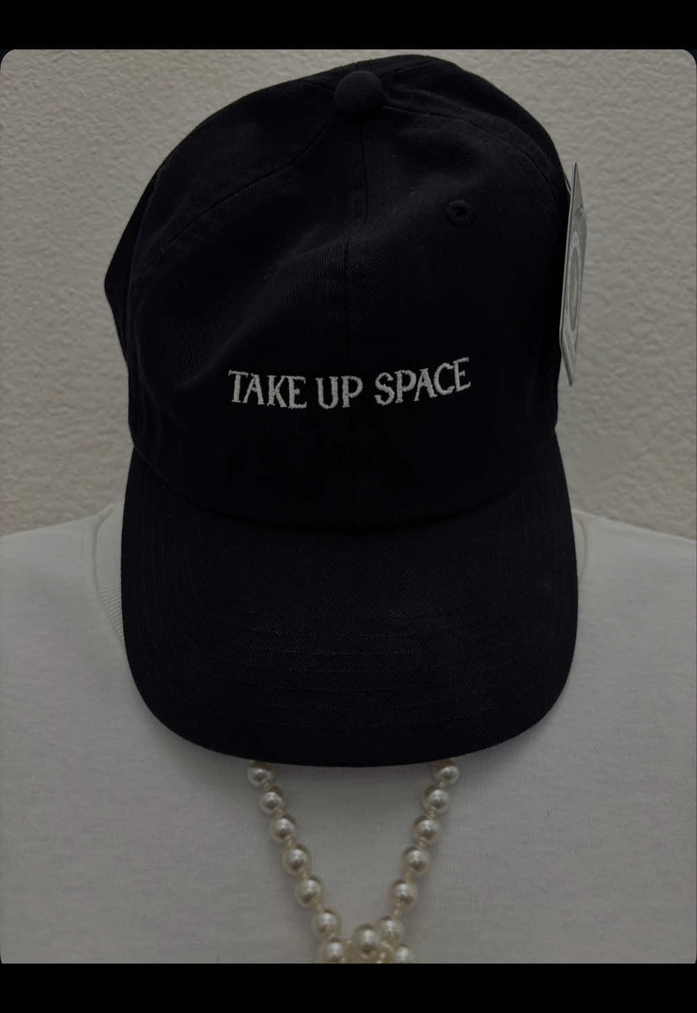 TAKE UP SPACE ball caps available now. May be my favorite piece thus far… #lasvegasfashionstylist  #shopsmalllasvegas 