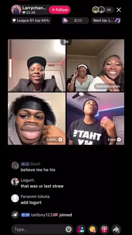 This live was so funny😂😂 @Enzo @2skiiii_ @Larrychannels #fypシ #viral #tiktoklive #enzo #funny 