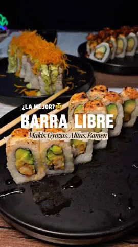 Visitamos la barra libre de KAITO en Calle Bolgnesi 143, Miraflores 📍 Precio: 59 soles de Lunes a Viernes (Tienen +30 sabores de Makis) Incluye bebida ✨