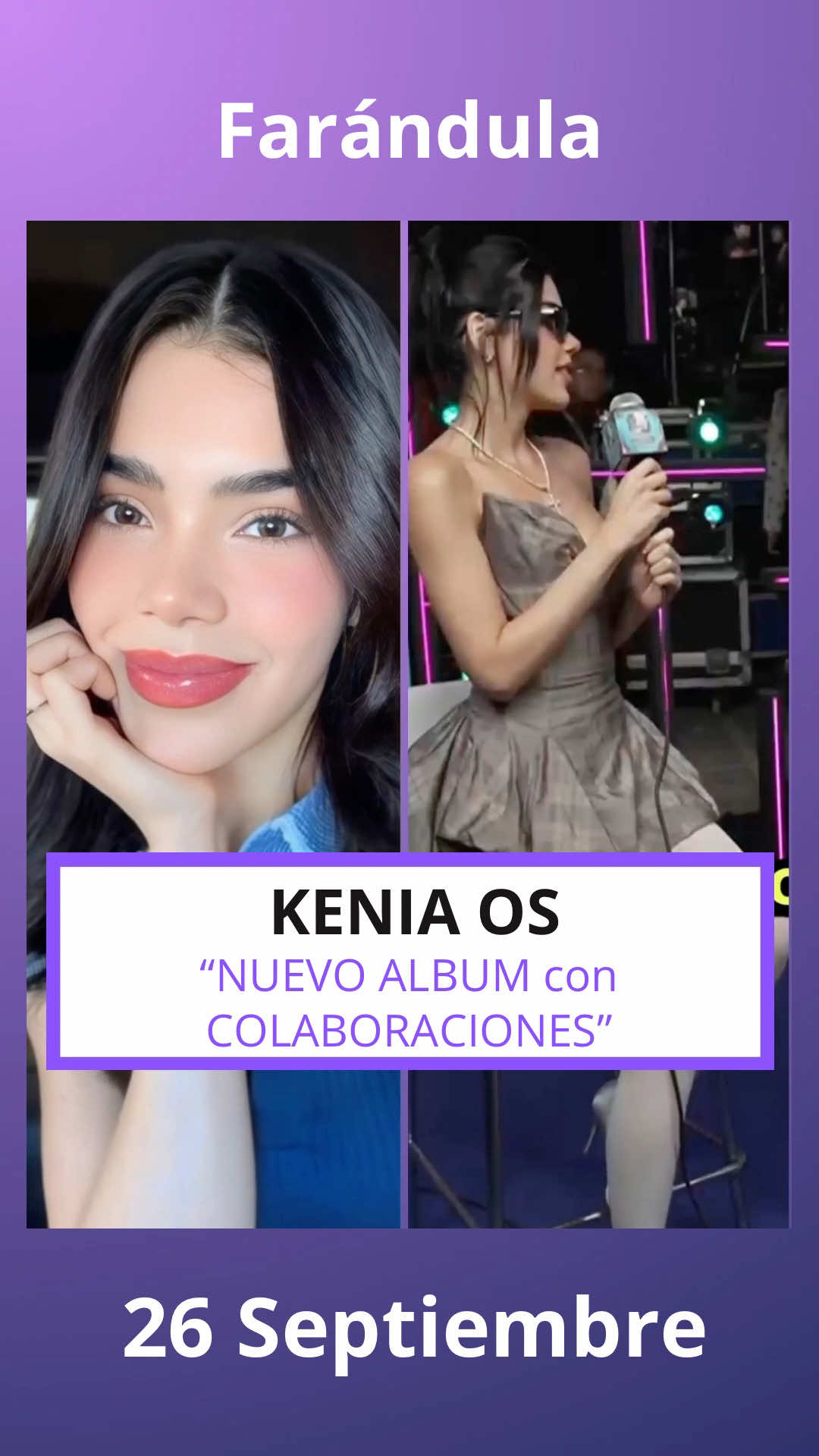 KENIA OS NUEVO ÁLBUM #keniaos #kimberlyloaiza 