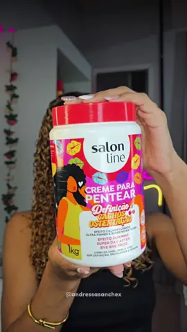 A duplinha do momento! deixei o creme aqui pra vocês 🍒💋✨️ @Salon Line #fyp #cacheadas #lançamento #reelsviral #fatorencolhimento 