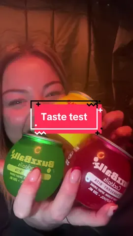Taste test some buzz balls with me 👀🤣 #tastetest #buzzballs #drink #fyp 
