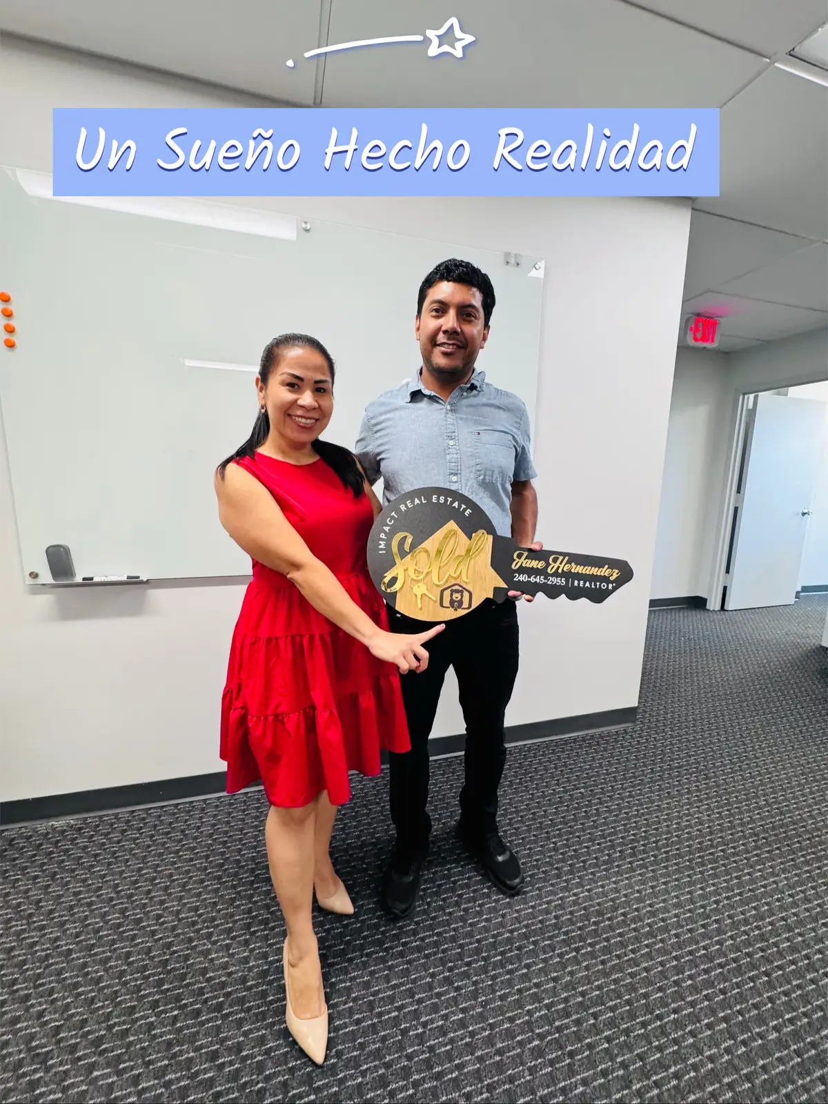 Orgullosa de mi cliente en cumplir su sueño de comprar su 🏠 Gracias por confiar en mi ❤️