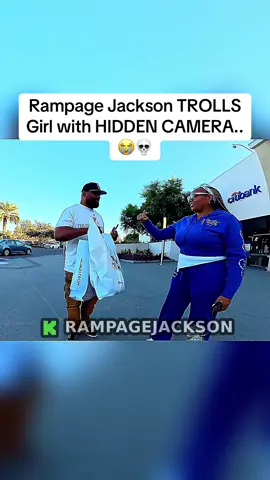 Rampage Jackson TROLLS Girl with HIDDEN CAMERA..😭💀 #rampagejackson 