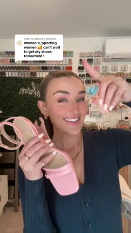 Replying to @Nathalie Pashion x @Emmy Combs now LIVE!!! Link in my bio 💕🛍️ #customshoes #fashionhacks #justgirlythings #shoehaul #entrepreneur 
