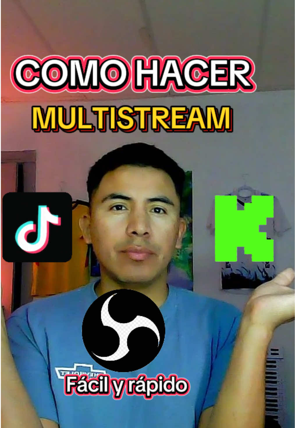 Aprende hacer multistream en menos de 5 minutos 😱 #tutorials #obs #kick #streamer 